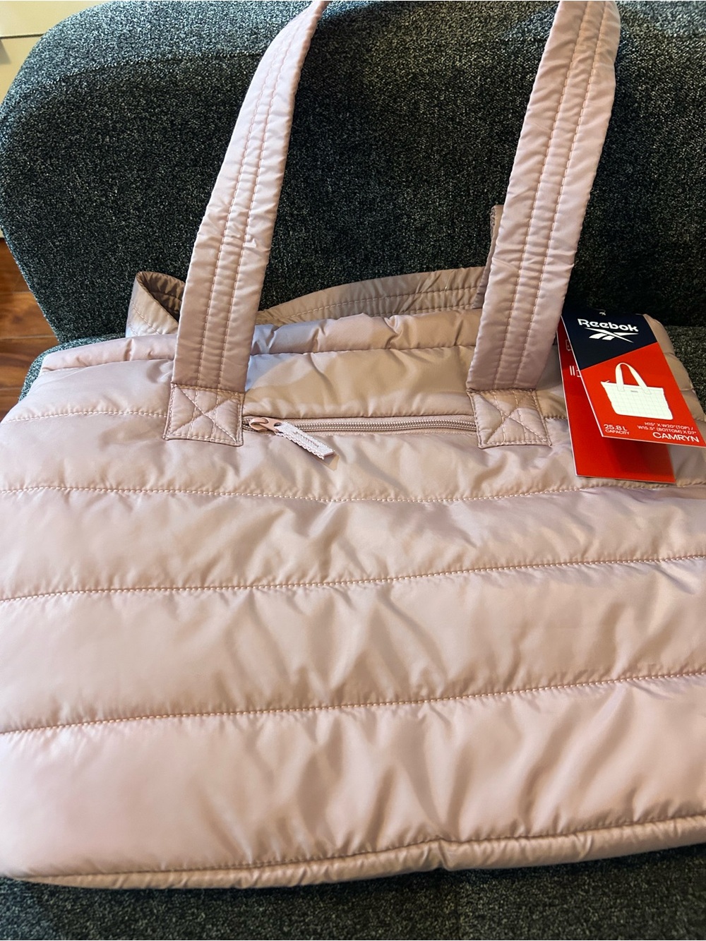 Reebok Quilted Pale Pink Women's Tote Bag